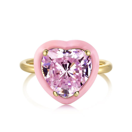 Lover Pink Sterling Silver Ring